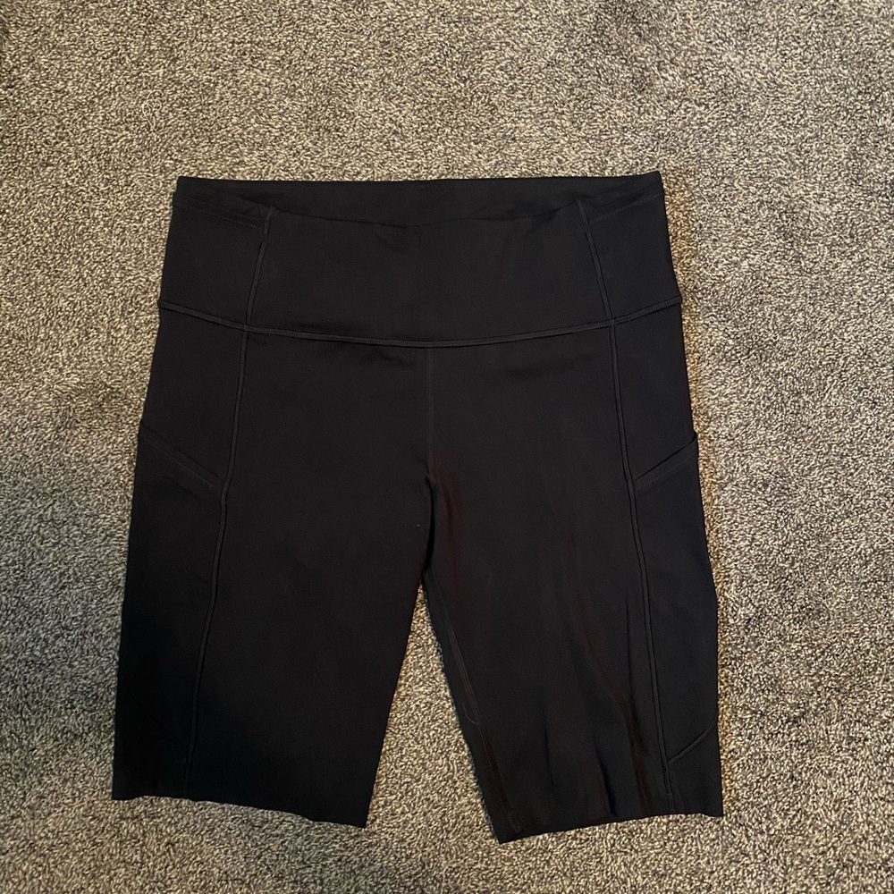 lululemon athletica Midnight Black Bike Shorts